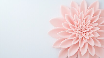 Fototapeta premium Soft Pink Flower Blossom Design Perfect for Minimalist Backgrounds