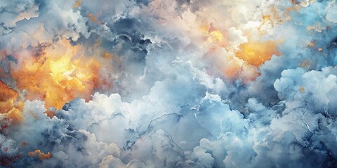 Elegant White Watercolor Marble Texture Background: Grunge Distressed Vintage Design