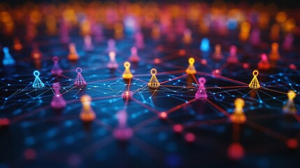 Exploring social connections with a dynamic network graph of interactions and relationships