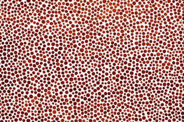 Naklejka premium a close up of a red and white spotted fabric with circles