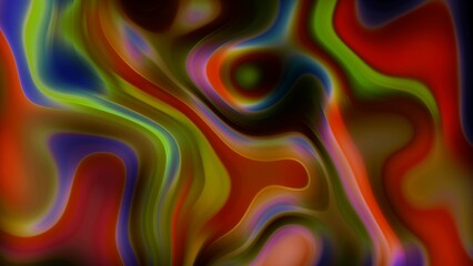 black blue red green smooth wavy liquid