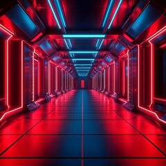 Fototapeta premium corridor with carpet