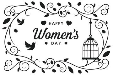 Happy Womens day Design Vector