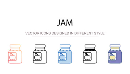 Jam icon design with white background stock illustration