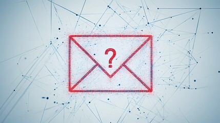 Secure email communication with encrypted data transfer and cybersecurity protection concept, digital lock symbol over email icon, book illustration style