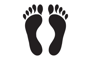 Footprints vector