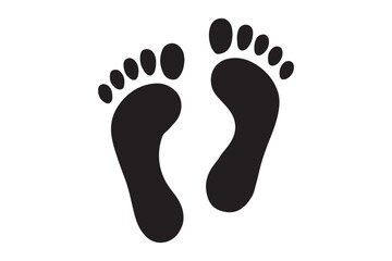 Footprints vector