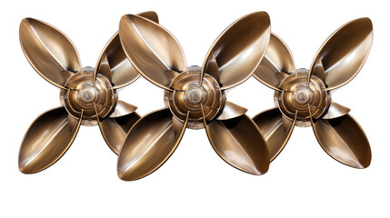 silver rings isolated on white