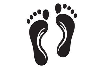 Footprints vector