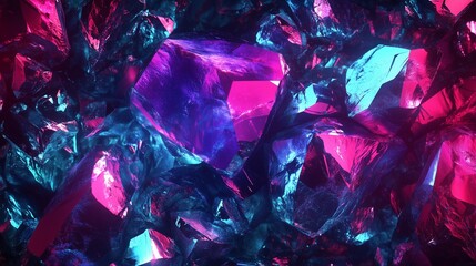 Captivating Neon Abstract: A Dynamic Dance of Color and Light
