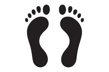 Footprints vector