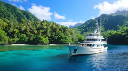 A high-end yacht fishing experience with gourmet meals and premium equipment