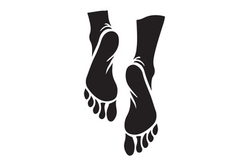 Footprints vector