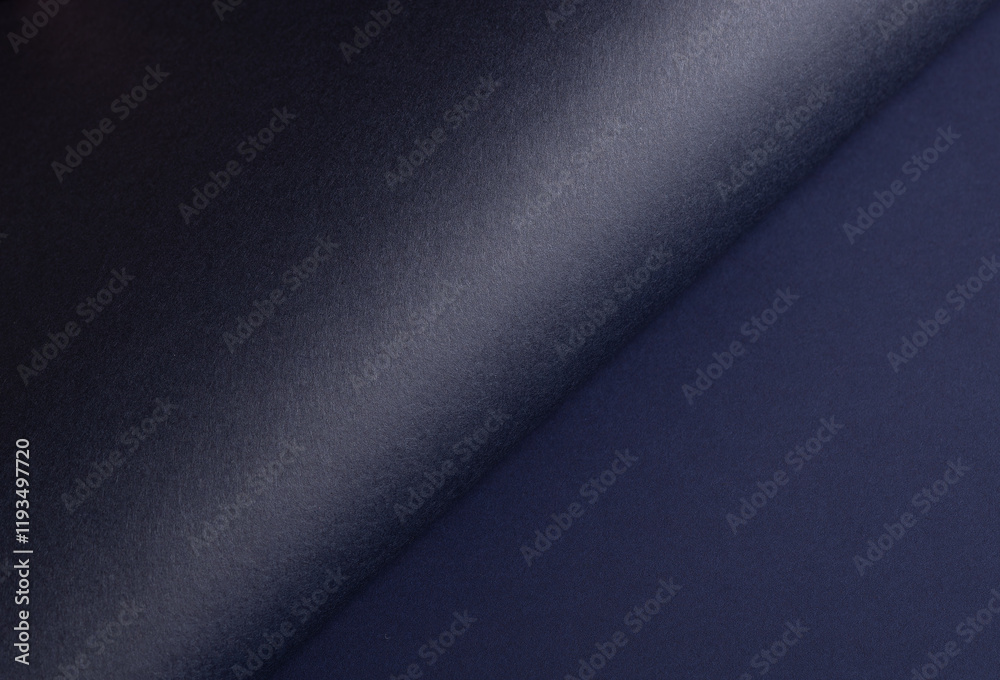 Poster midnight blue paper background with a gradient, curved matte surface, and subtle grainy texture. dar