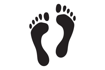 Footprints vector