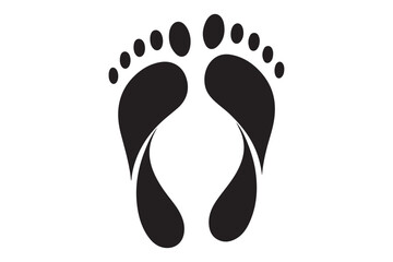 Footprints vector