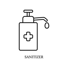 Icon a SANITIZER, isolated against a clean background.