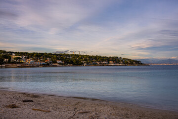 La Plage de la Garoupe au Cap d'Antibes en France