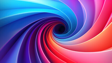 Obraz premium Abstract Colorful Spiral Design