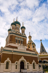 Fototapeta premium La Cathédrale Orhodoxe Saint-Nicolas de Nice