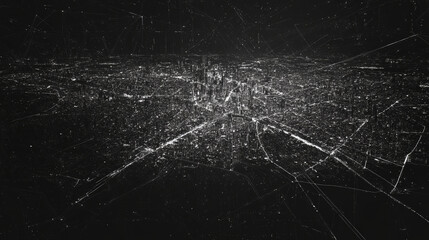 The vector contours of the city. City map vector