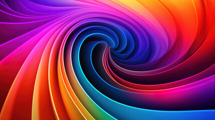 Obraz premium Abstract Colorful Spiral Design