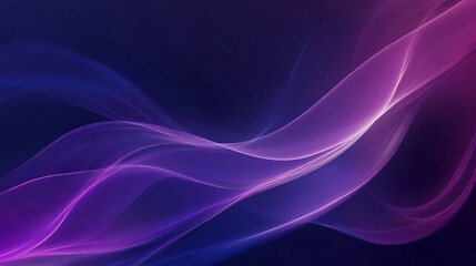 Abstract Purple and Blue Wave Abstract Background