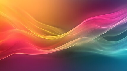 Obraz premium Abstract Colorful Waves Flowing Dynamically Across Space
