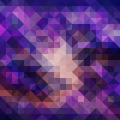 Colorful polygonal abstract background. Low poly effect. Polygon backdrop.