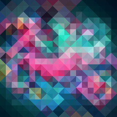 Colorful polygonal abstract background. Low poly effect. Polygon backdrop.