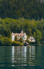 Naklejka premium castle on the lake