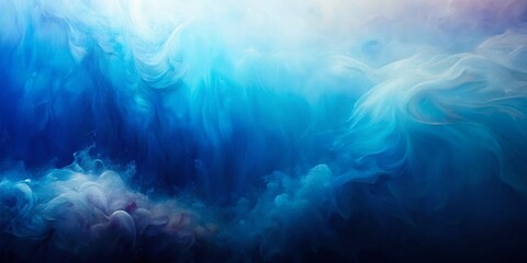 Fototapeta premium Long Exposure Blue Graduated Hand-Painted Backgrounds - Abstract Art Photography