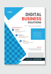 Modern Business Flyer design template