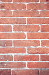 Brick wall. Brick walls , durability and  appeal. The timeless look conveys stability and strength.