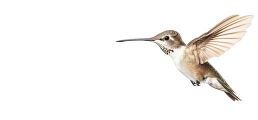 Fototapeta premium hummingbird isolated on white