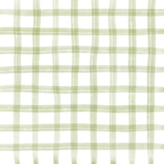Sage Green Plaid Gingham Hand Drawn Background Pattern Overlay