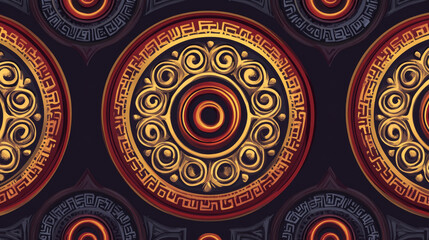 Mandala. Round Ornament Pattern