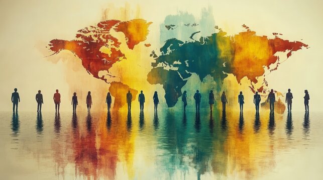 Infographic comparing global life expectancy across diverse regional populations