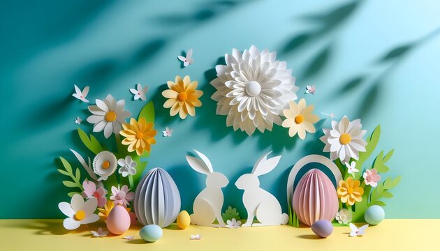 3D Paper Easter Art
