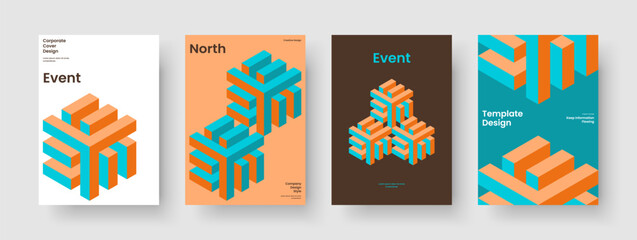 Obraz premium Modern Poster Layout. Isolated Banner Template. Abstract Business Presentation Design. Flyer. Brochure. Report. Book Cover. Background. Handbill. Newsletter. Advertising. Leaflet. Notebook
