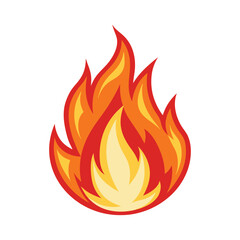 fire flames vector, vector and illustration, vector style
