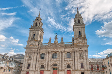 The Cathedral of Santa María de Lugo is a Catholic temple, episcopal seat of the diocese of Lugo, located in the city of the same name, in Galicia.