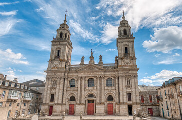 The Cathedral of Santa María de Lugo is a Catholic temple, episcopal seat of the diocese of Lugo, located in the city of the same name, in Galicia.