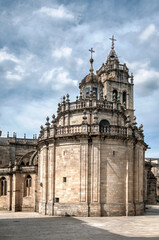 Naklejka premium The Cathedral of Santa María de Lugo is a Catholic temple, episcopal seat of the diocese of Lugo, located in the city of the same name, in Galicia.