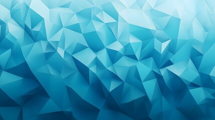Fototapeta premium Abstract Blue Triangular Polygonal Background