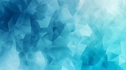 Obraz premium Abstract Blue Crystalline Geometric Pattern Background