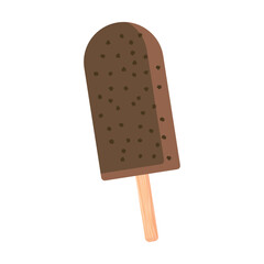 Chocolate Ice Cream Stick Icon