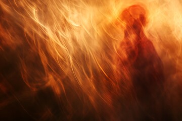 Fototapeta premium Fiery Abstract Flames of Energy