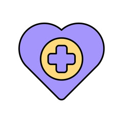 Icon a HEALTH , isolated against a clean background.