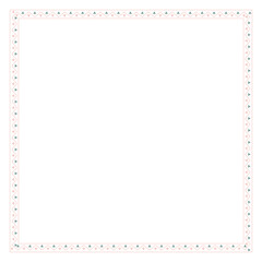 Geometric Triangle Jagged Line Frame Border Illustration